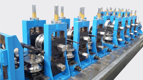 DB76 Expanded 127 HF Straight Seam Welded Tube Mill Line